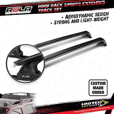 2 X Rola Sports Extended Track Roof Rack Bars For Jeep Grand Cherokee ZG SUV • $569