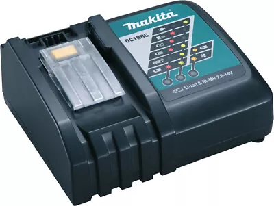 Makita DC18RC 14.4 - 18 V Li-ion Fast Battery Charger GENUINE • £25.99