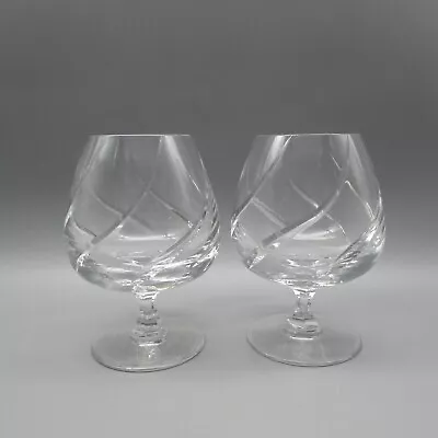 8 Mikasa Crystal Olympus Brandy Glasses [sold As A Set Of 8] • $350