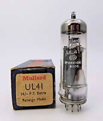Mullard Foreign Made UL41 Valve Tube NOS Boxed (V37) • £30