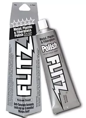 Flitz Metal Polish And Cleaner Paste Also Works On Plastic Fiberglass Alum... • $16.53