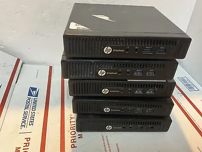 LOT OF 5 HP ELITEDESK 705 G2 DESKTOP AMD A8-8600B No Ram No Hdd • $55