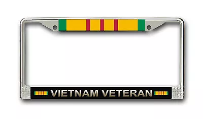 Army Vietnam Veteran License Plate Frame - American Made - Veteran Approved! • $21.95