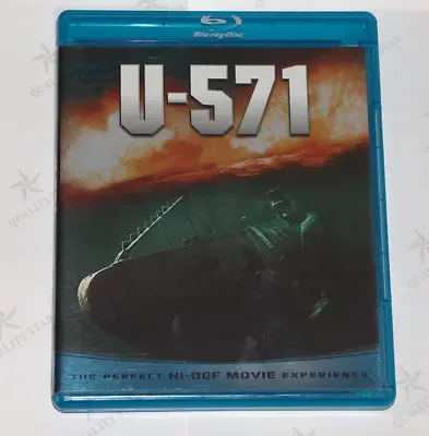2000 U-571 Blu Ray High Def DVD Movie WWII War Film Widescreen VGVG • £8.42