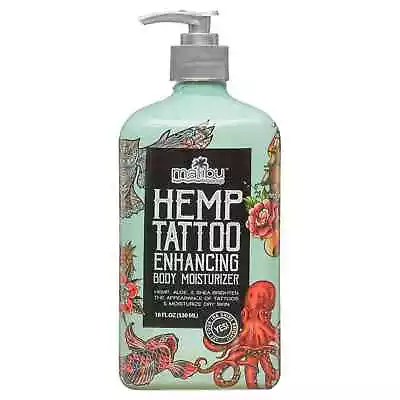 Malibu Tan Hemp Tattoo Enhancing Body Moisturizer 18 Fl Oz • $18.45