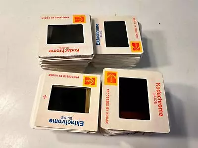 100 Vintage 1980's & 1990's Film Photo Slides Some Kodak - Looks Mostly Artwork • $25