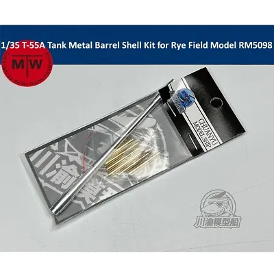 1/35 Scale T-55A Tank Metal Barrel Shell Kit For Rye Field Model RM5098 • $9