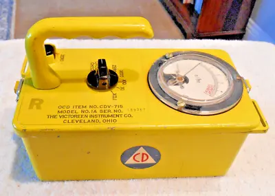 Victoreen CDV-715 R 1A Gieger Counter Radiation Meter Factory Refurbished 167446 • $99