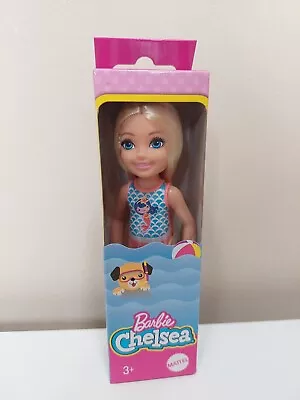 Barbie Club Chelsea Beach Doll With Mermaid Bathing Suit - 5  Doll NEW • $6