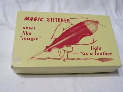 Magic Stitcher Vintage Sews Like Magic Light As A Feather In Box • $7