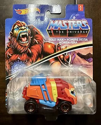 Hot Wheels - Masters Of The Universe - Beast Man - New On Card - 2021 - Die Cast • $8.99