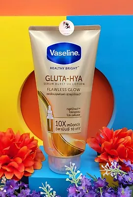 Vaseline Bright GLUTA HYA Serum Burst UV Lotion Flawless Glow 300 Ml NEW Sealed • $21.59