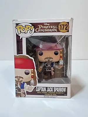 Funko Pop! Pirates Of The Caribbean Captain Jack Sparrow #172 (Damaged Box) • £39.41