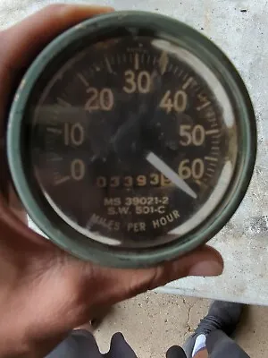 Stewart Warner 501-C Speedometer Gauge M38 M151 Jeep Vintage MS 39021-2 EUC.  3a • $22.56