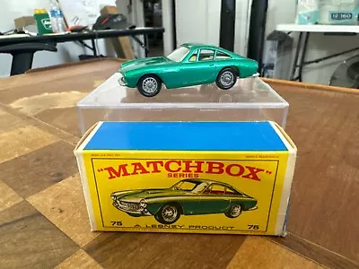 Vintage Original Lesney Matchbox No. 75 Ferrari Berlinetta • $100