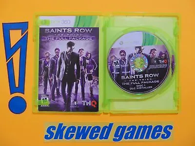 Saints Row The Third The Full Package - Cib - XBox 360 Microsoft • £9.50