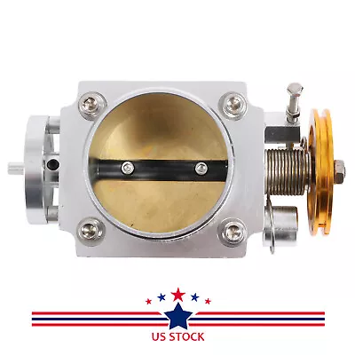 70MM Silver Throttle Body For 1989-1998 Nissan 240SX S13 S14 SR20 SR20DET • $365.97