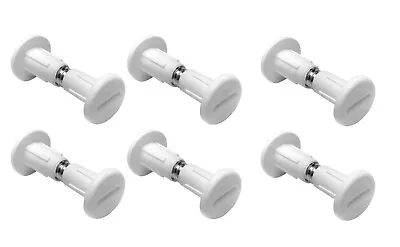 Furniture Cabinet Connecting Bolts White 35mm To 40mm X M6 - Select Quantity • £8.99