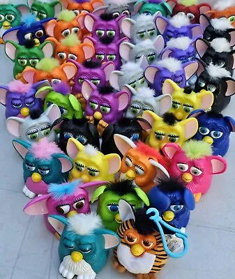 Vintage Furby Army Of 40+ Toys McDonalds Happy Meal Kids Toy Fast Food Keychain  • $240