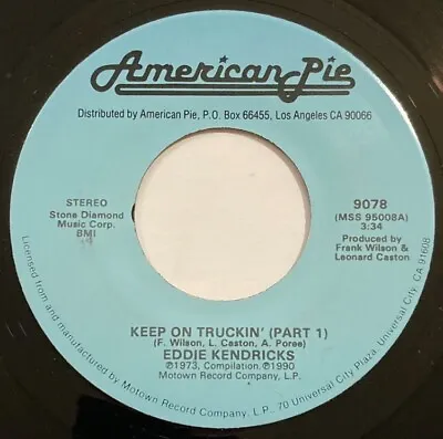 Eddie Kendricks / The Velvelettes - Keep On Truckin' / Needle In A Haystack - NM • $9.95
