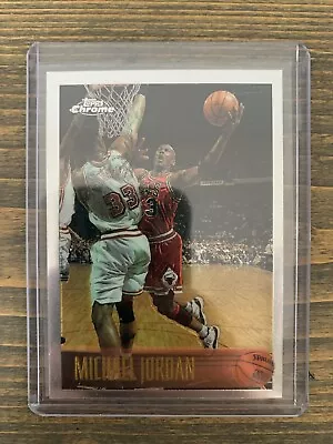 1996 Topps Chrome Basketball Michael Jordan Card #139 Chicago Bulls • $1.99