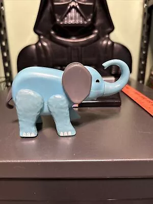 Vintage Fisher Price Little People Circus Train Poseable Blue Turquoise Elephant • $9.99