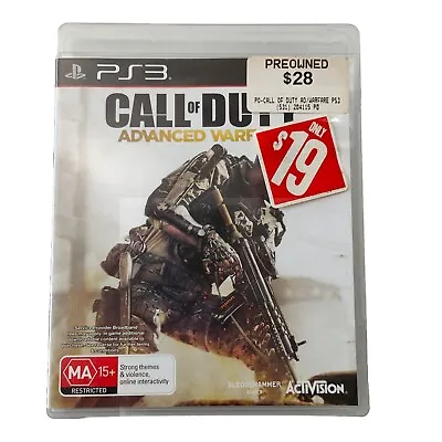 Call Of Duty: Advanced Warfare PS3 PlayStation 3 - Fast Post  A4 • $9.21