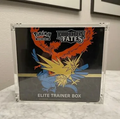 Pokemon Acrylic ELITE TRAINER BOX ETB Display Case Magnet Lid CASEMON! US Seller • $23.99