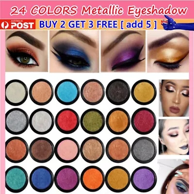 $10.72 • Buy 24 Color PHOERA Glitter Shimmer Metallic Eyeshadow Palette Pigment Eye Shadow AU