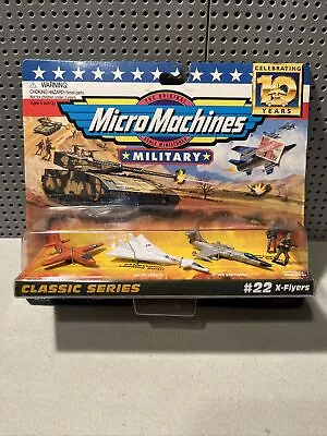 Galoob 1997 Micro Machines Military Classic Series #22 X Flyers  Airplanes NEW • $13
