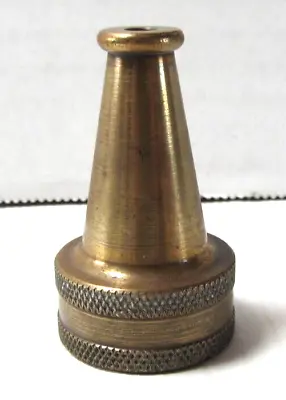 Vintage Solid Brass Fire Hose Nozzle Stamped Rain Bird 2  Long • $29.95