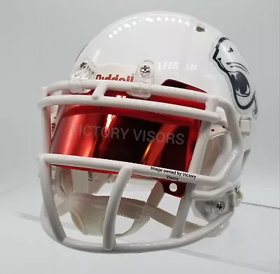 Chrome Mirror Mini Football Helmet Visors (*Flat Style*) FLEXIBLE & DURABLE • $6.99