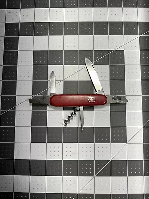 Victorinox Vintage Spartan Swiss Army Pocket Knife  - 91MM Red - Name - 6084 • $15.80