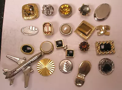 20 Lot Quality Vintage Tie Tack Lapel Pin A110 • $39.99