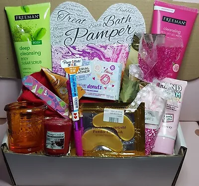 Pamper Hamper Birthday Present Gift Box Mum Girlfriend Nan Mothers Day Yankee * • £2.49