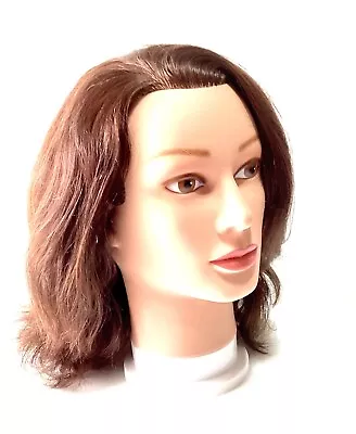 Miss Suzie-Kin Mannequin Female Head Real Human Hair Cosmetology Hairstylist • $50