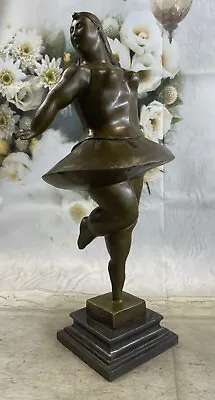 $299.25 • Buy Colombian Artist Bronze Sculpture Fernando Botero Ballerina Dance Dancer Trophy