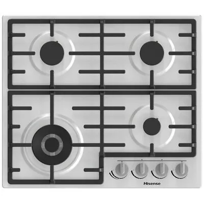 Hisense GM663XB 4 Burner Gas Hob - Grey • £188.99