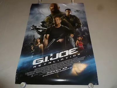 Original Gi Joe Retaliation Movie Poster  27 X 40 2 Sided The Rock Bruce Willis  • $24.99