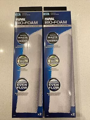 Fluval BIO FOAM FLUVAL U4 Filter Foam Pad 2 Pack New X2 • £11.39