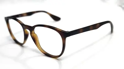 Ray Ban RB7046 5365 Brown Tortoise Round Eyeglasses Frames 51-18 140 READ • $26.99