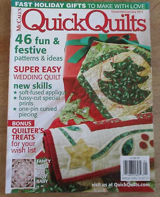 McCall's Quick Quilts Magazine December/January 2011 • $2.88