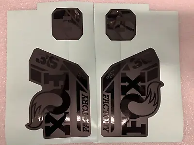 2022 FOX 36 Factory Series Fork Black Stealth Left & Right Decal Set Stickers • $12.99
