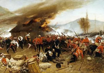 The Defence Of Rorke's Drift (1879) Alphonse De Neuville Zulu War Wall Art Print • £5.99