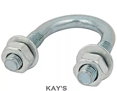 £2.28 • Buy U Bolts Nuts & Washers Zinc Plated British Standard Pipe Bsp Nominal Bore Sizes