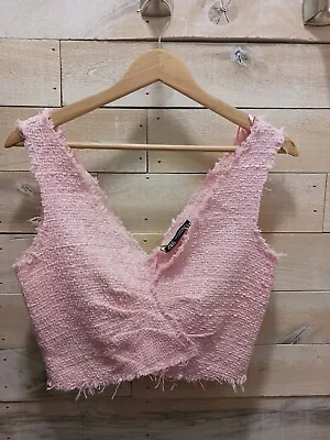 NWT Zara Tweed Crop Top XS • $22.99