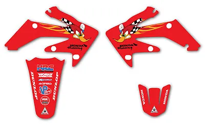 Honda Woody Graphics Crf250 2006 2007 2008 2009 Laminated  Mx Decals Stickers • $49.85