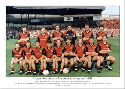 £34.50 • Buy Down All-Ireland Senior Football Champions 1991: GAA Print