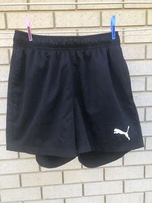 $20 • Buy Puma Studio 5 Inch Active Woven Shorts Black Medium