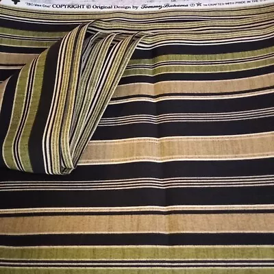 Tommy Bahama Indoor Outdoor Vera Cruz Cabana Stripe Ocean 4 Yds 1 Pc Upholstery  • $38.98